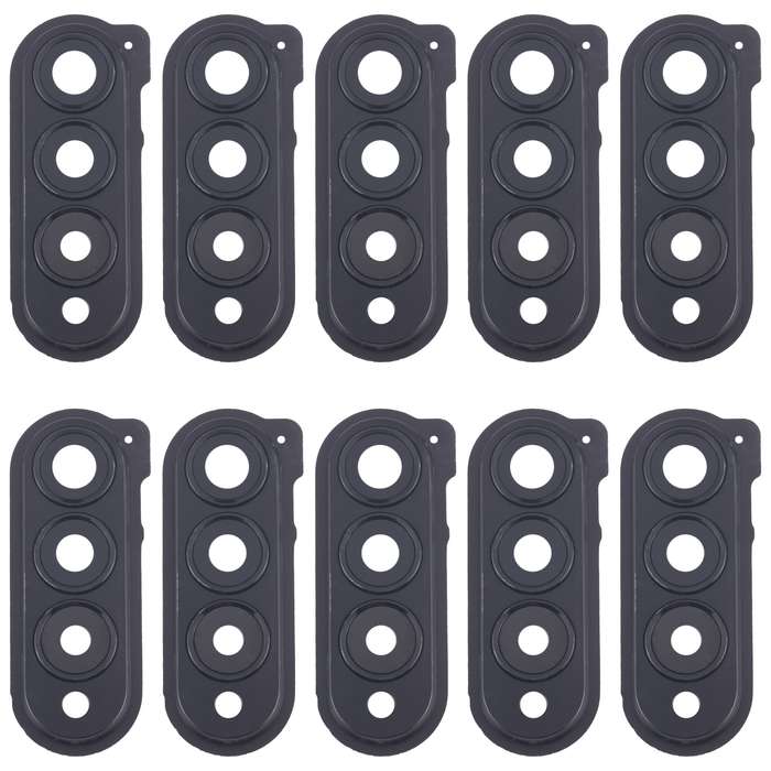 For Samsung Galaxy Z Fold4 SM-F936B 10pcs Rear Camera Lens Cover(Black)