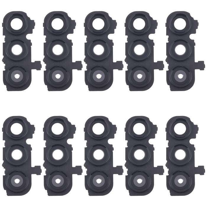 For Samsung Galaxy A16 SM-A165F 10pcs Rear Camera Lens Cover(Black)