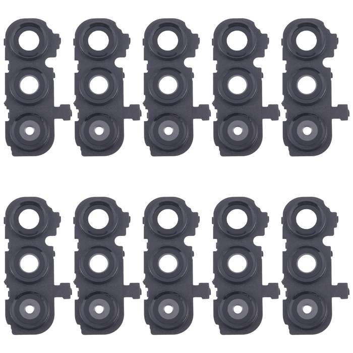 For Samsung Galaxy A16 5G SM-A166B 10pcs Rear Camera Lens Cover(Black)