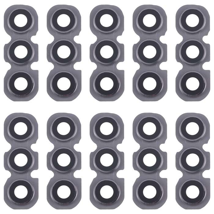 For Samsung Galaxy A34 SM-A346B 10pcs Rear Camera Lens Cover(Black)