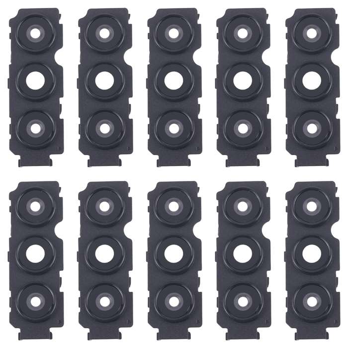 For Samsung Galaxy A04s SM-A047F 10pcs Rear Camera Lens Cover(Black)
