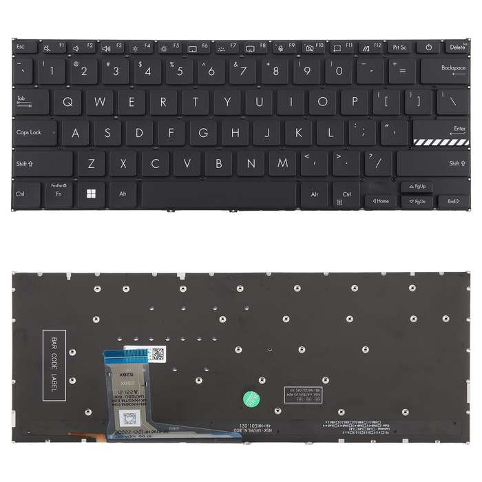US Version Backlit Laptop Keyboard for Asus VivoBook 14 Pro X1402 M1402 D1402 F1402 X1403Z X1402Z(Bl