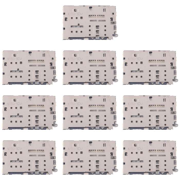 For Galaxy Galaxy A5 2016 SM-A510 10pcs Original SIM + Micro SD Card Reader