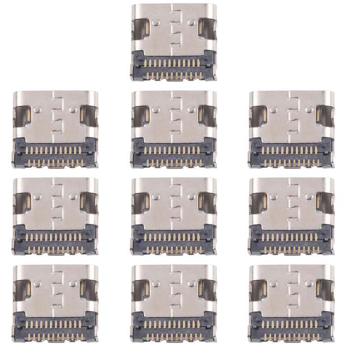10pcs Original 12 Pin Charging Port Connector, Model:Four-pin Contacts