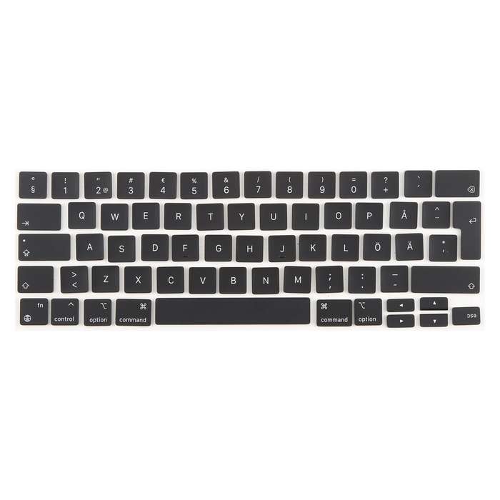 For MacBook A2251 A2289 A2238 A2338 UK Big Enter Version Keycaps, Language:Sweden