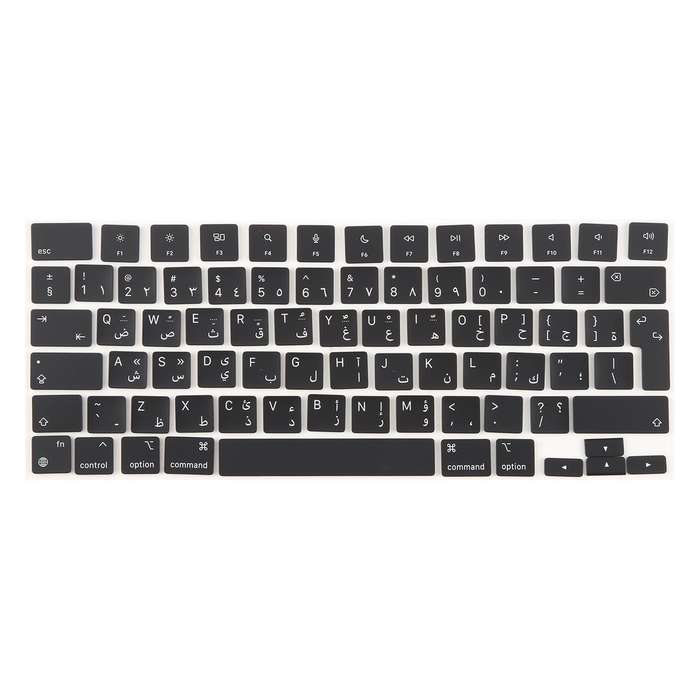 For MacBook A2681 A2941 A3113 A3114 UK Big Enter Version Keycaps, Language:Arabic