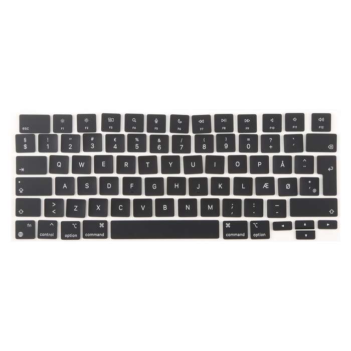 For MacBook A2681 A2941 A3113 A3114 UK Big Enter Version Keycaps, Language:Denmark