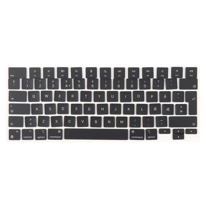 For MacBook A2681 A2941 A3113 A3114 UK Big Enter Version Keycaps, Language:Norway