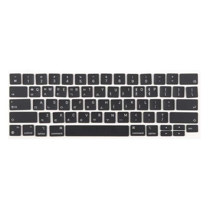 For MacBook A2251 A2289 A2238 A2338 US Small Enter Version Keycaps, Language:Korean