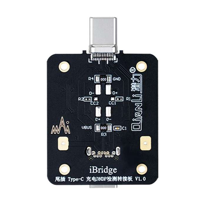 QianLi iBridge Tail Plug Charging DNDP Detection Epitaxial Board, Model:Type-C