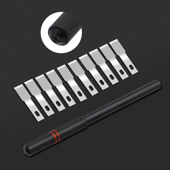 Ergonomic Non-slip Carving Glue Remover Knife Set, Model:NO.3