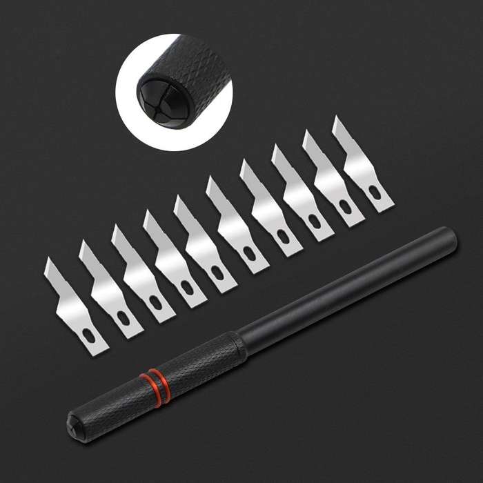 Ergonomic Non-slip Carving Glue Remover Knife Set, Model:NO.4
