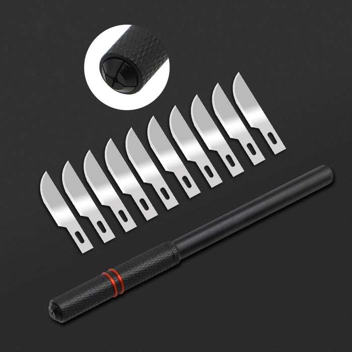 Ergonomic Non-slip Carving Glue Remover Knife Set, Model:NO.6