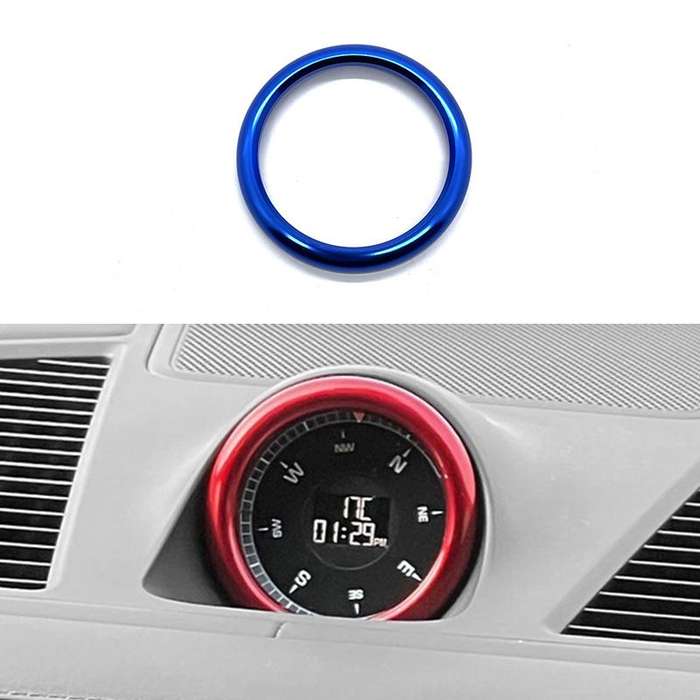 For Porsche Macan / Cayenne / Panamera 911 718 Car Compass Stopwatch Decorative Ring Cover(Purple)