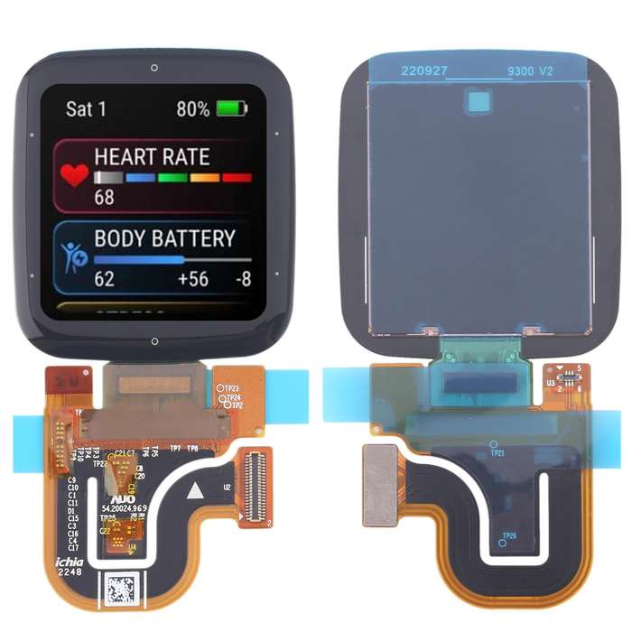 For Garmin Venu SQ 2 Original LCD Screen with Digitizer Full Assembly, Without NFC Sticker