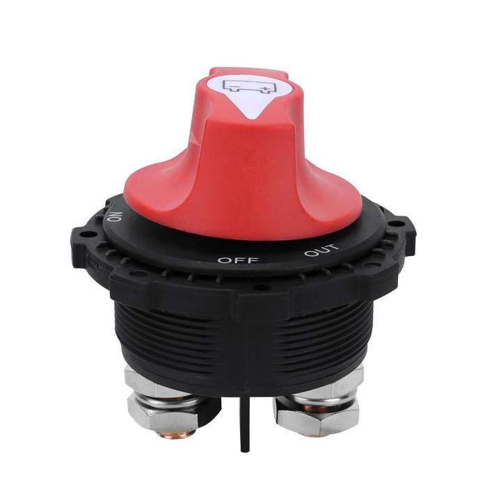 12-24V 300A Heavy-Duty DC Battery Disconnect Switch, Type:New with OUT Handle Removable