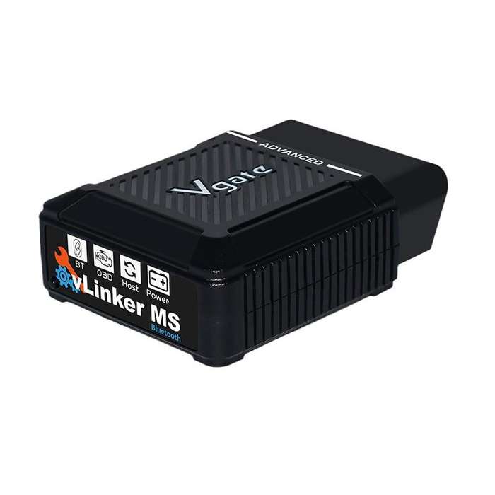 Vgate vLinker MS 12V / 24V Bluetooth Car OBD2 Scanner(Black)