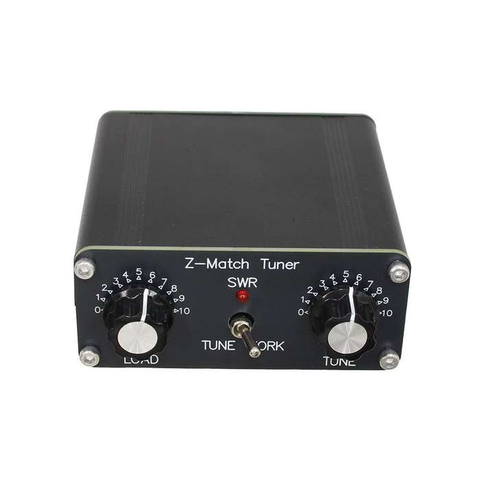 Z-Match QRP Manual Antenna Tuner 5W 3-28 Mhz Antenna HAM Tuner(Black)