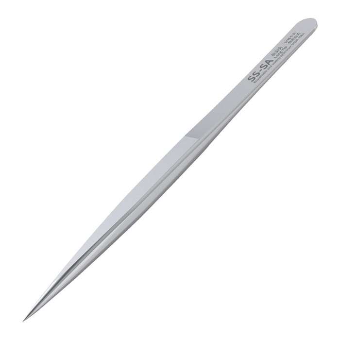 MEGA-IEDA High Hard Non-magnetic Stainless Steel Repair Tweezers, Model:Long Tip