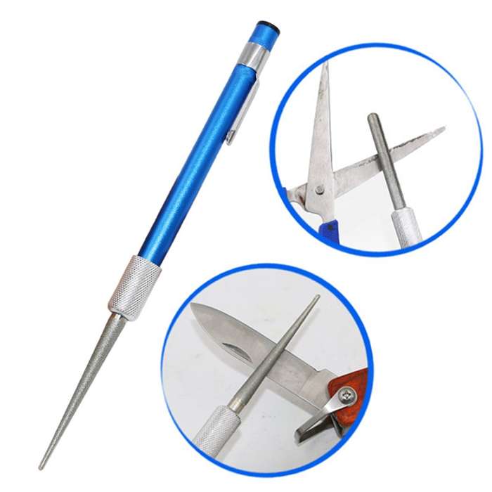 Diamond Carbon Steel Knife Fishhook Sharpener Portable Kitchen Accessories Multi Purpose Sharpener S