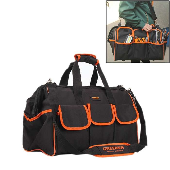 Multi-function Oxford Cloth Electrician Belt Pouch Maintenance Tools Handbag Shoulder Bag Convenient