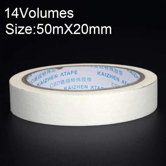 14 Volumes High Adhesion Decoration Spraying Masking office Writing Beautiful Paper Tape, Size: 50m