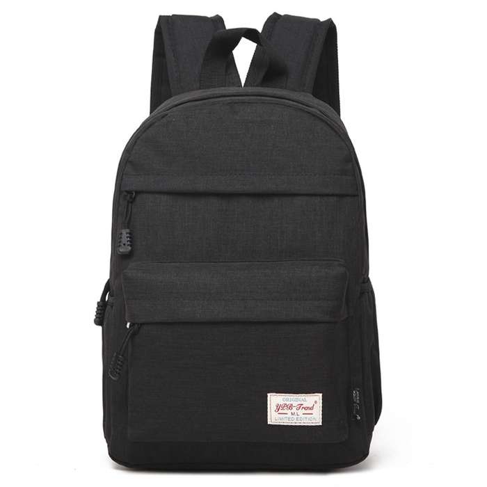 Universal Multi-Function Canvas Cloth Laptop Computer Shoulders Backpack Students Bag for 13-15 inc