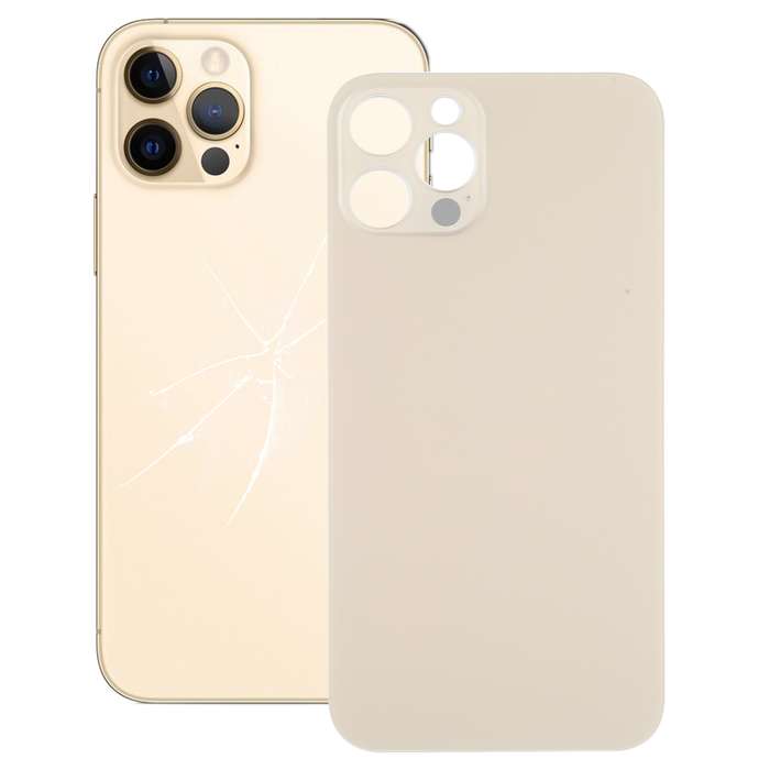 Easy Replacement Big Camera Hole Back Battery Cover for iPhone 12 Pro(Blue)