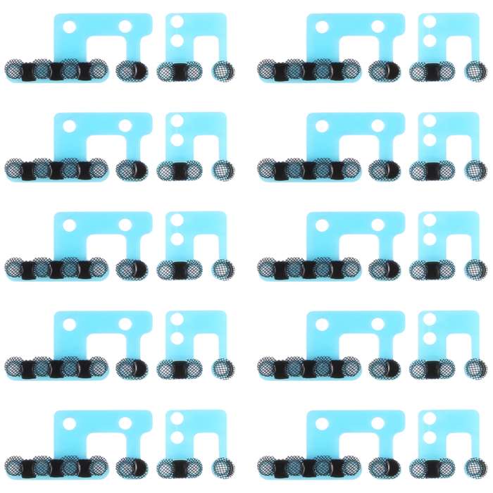 10 PCS Speaker Dustproof Mesh for iPhone 12 Pro (White)