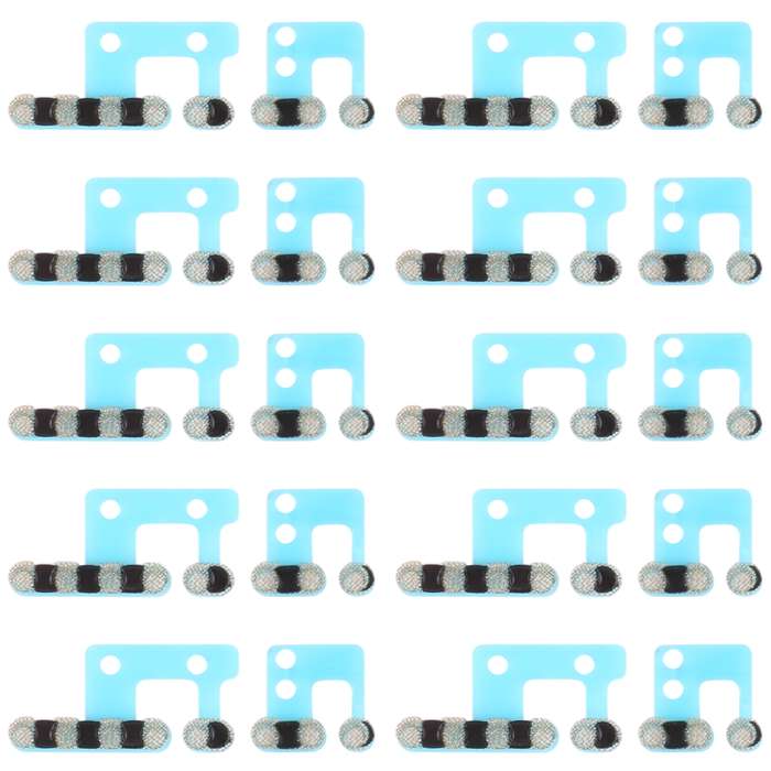 10 PCS Speaker Dustproof Mesh for iPhone 12 Pro (White)