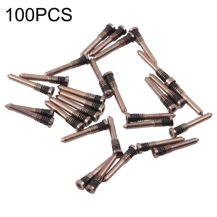 100 PCS Charging Port Screws for iPhone 13 Pro (Silver)