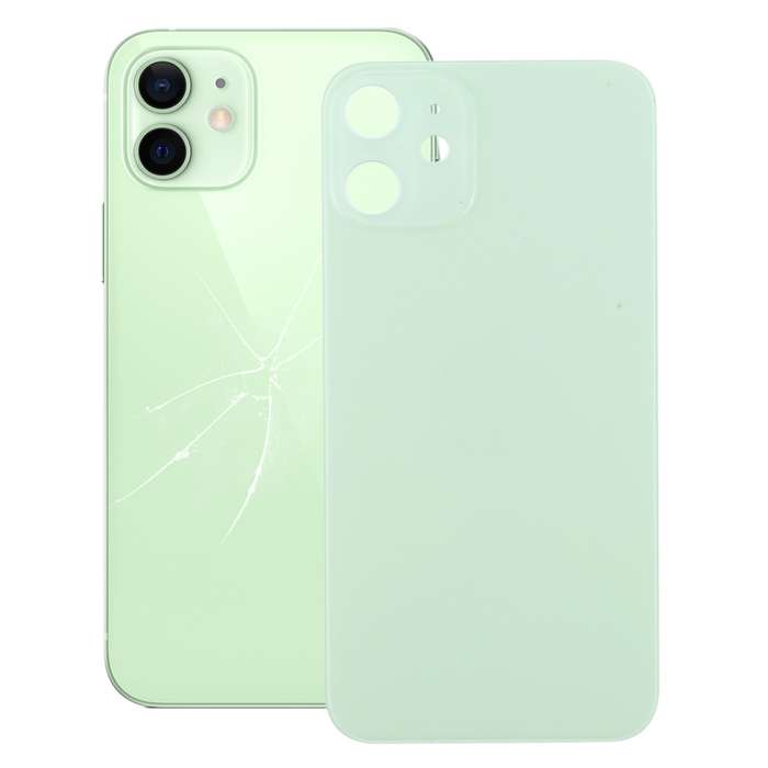 Easy Replacement Big Camera Hole Back Battery Cover for iPhone 12 Mini(Black)
