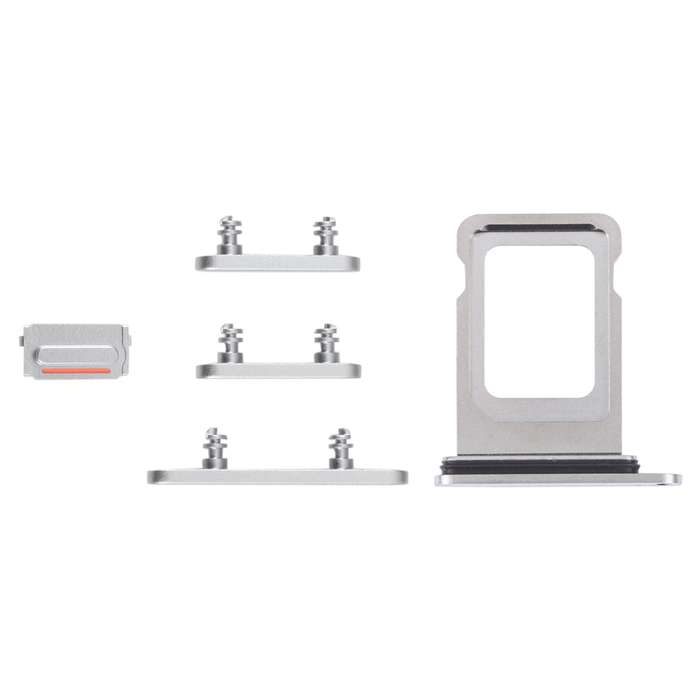 SIM Card Tray + SIM Card Tray + Side Keys for iPhone 14 Pro (Black)