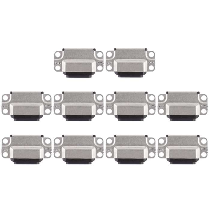 10 PCS Charging Port Connector for iPad Air 2(Black)