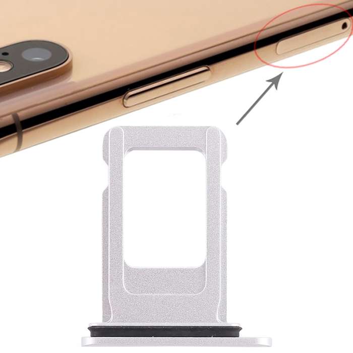 SIM Card Tray for iPhone XR (Single SIM Card)(Red)