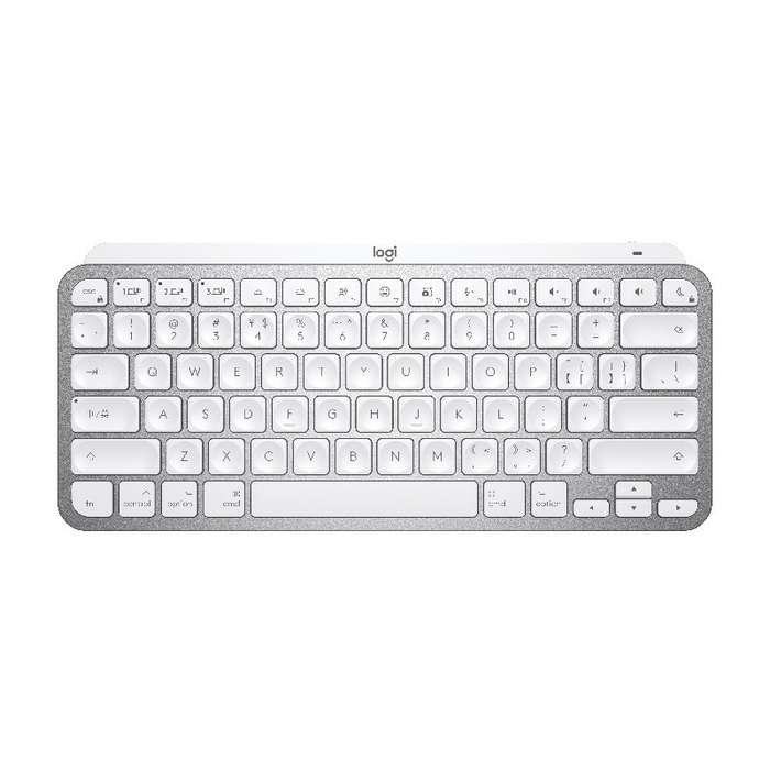 Logitech MX Keys Mini Mac Version Wireless Bluetooth Ultra-thin Smart Backlit Keyboard (Grey)