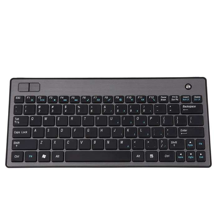 MC Saite Combo7126 Bluetooth 85 Keys Keyboard with Trackball for Windows / iOS / Android(Black)