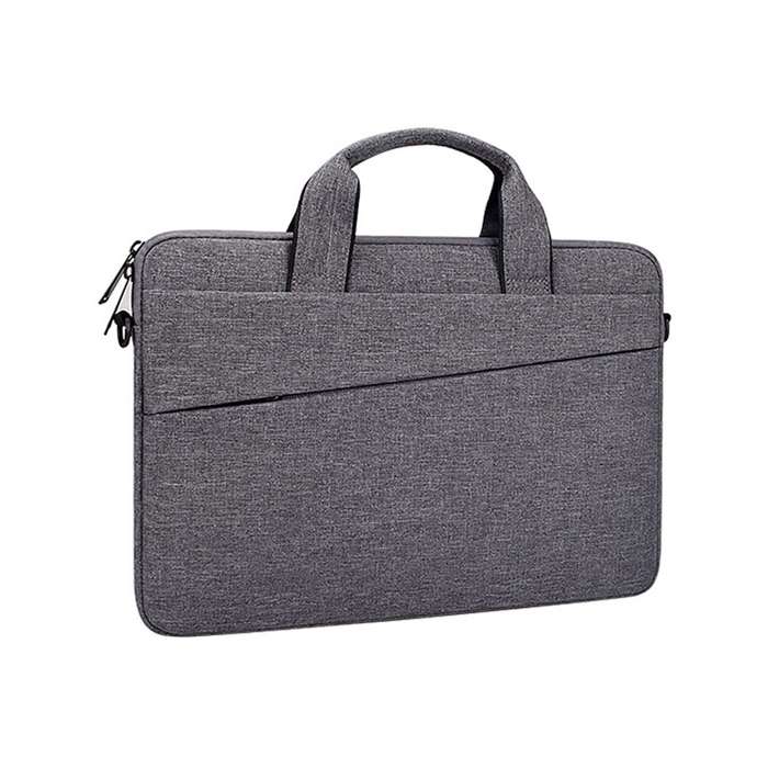 ST03S 14.1 inch Double Side Pockets Wearable Oxford Cloth Soft Handle Portable Laptop Tablet Bag(De