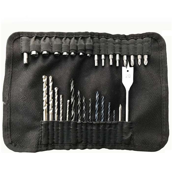 31 in1 Drill and Screwdriver Bit Set Industrial Spade Paddle Flat Wood Woodworking Boring Drill Bits