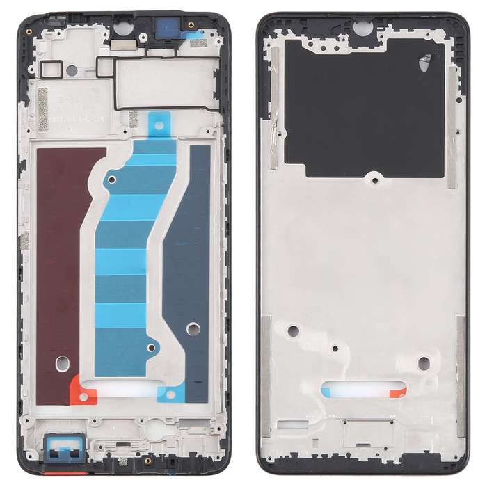 For ZTE Blade V70 Max Front Housing LCD Frame Bezel Plate (Black)