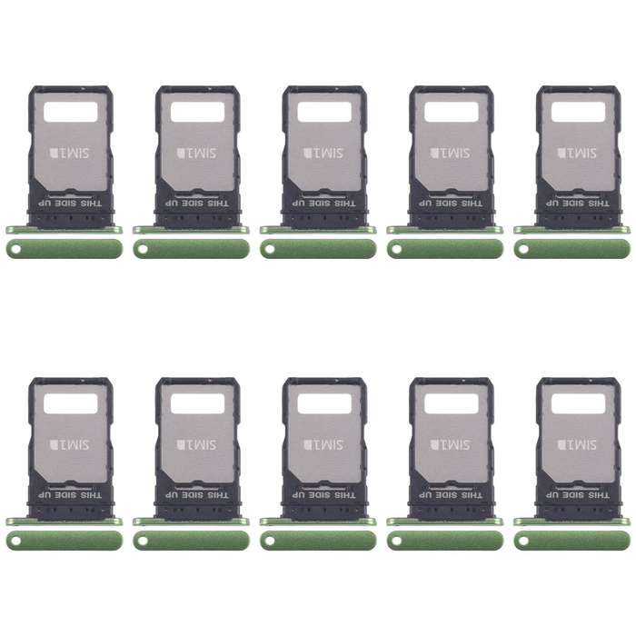 For Motorola Edge 50 Fusion 10pcs Original SIM + SIM Card Tray (Green)