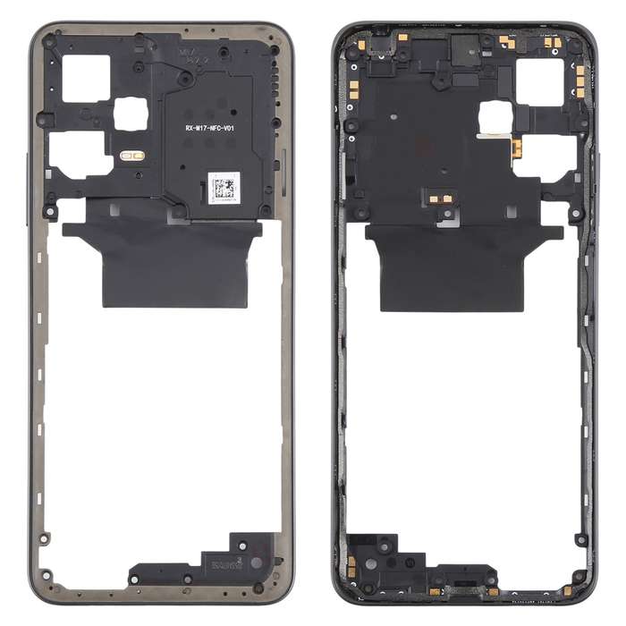 For Xiaomi Redmi Note 12 5G Original Middle Frame Bezel Plate (Silver)
