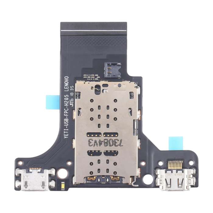 For Lenovo Yoga Book YB1-X90F/X90L/X91F Original Charging Port Board With SIM Card Holder Socket