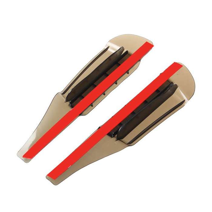 2 PCS Flexible Shielding Rain Board Rain Eyebrow with Wind Guide Apparatus for Car Rearview Mirrors(
