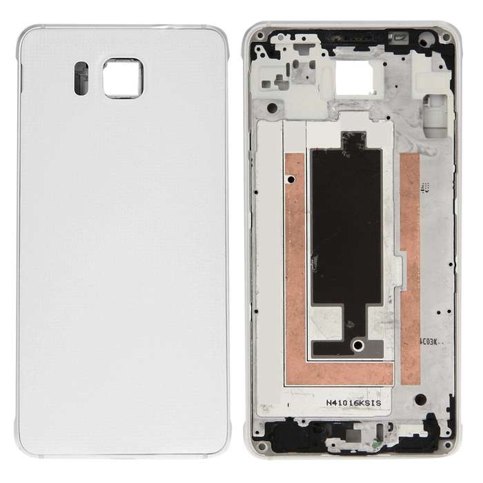 For Galaxy Alpha / G850 Full Housing Cover (Front Housing LCD Frame Bezel Plate + Middle Frame Bezel