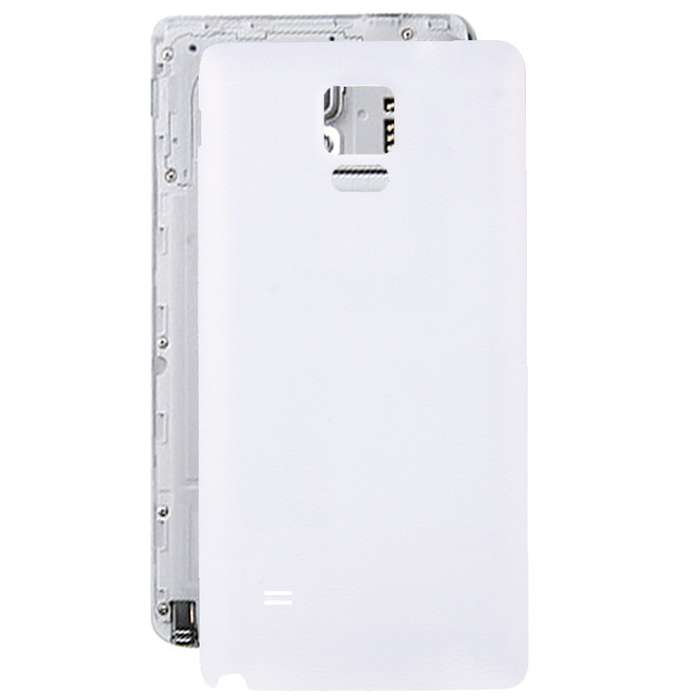 For Galaxy Note 4 / N910 Battery Back Cover (White)