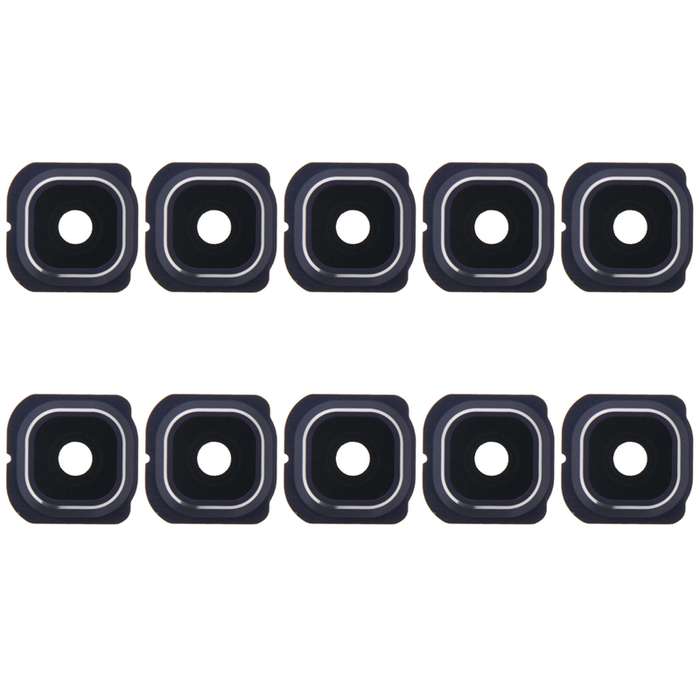 For Galaxy S6 Edge / G925 10pcs Camera Lens Cover with Sticker (White)