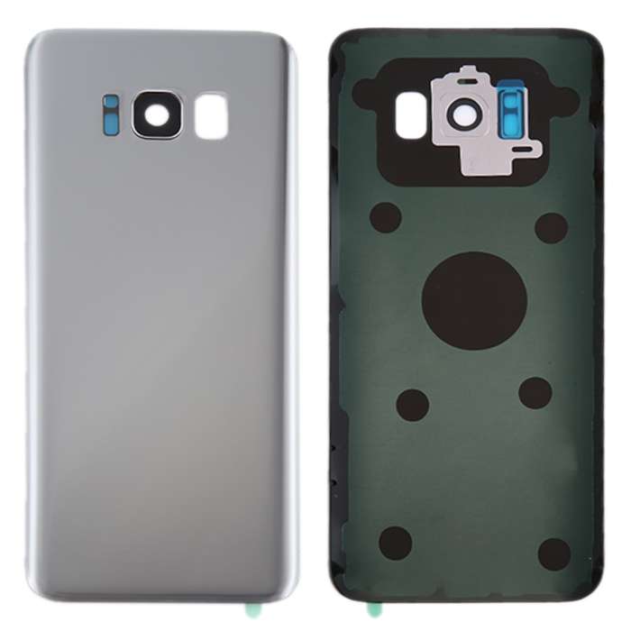 For Galaxy S8 / G950 Battery Back Cover with Camera Lens Cover & Adhesive (Black)