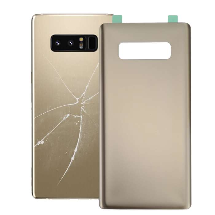 For Galaxy Note 8 Battery Back Cover with Adhesive (Black)