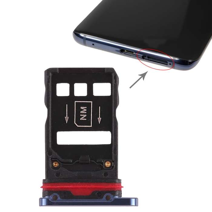 2 x SIM Card Tray for Huawei Mate 20 Pro (Purple)